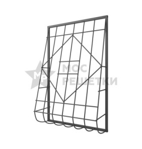Решетка на окно сварная дутая 2-6